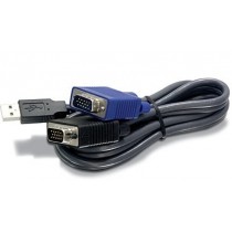 Trendnet Cable KVM TK-CU10, USB/VGA, 2.8 Metros - Envío Gratis
