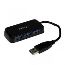 StarTech.com Hub USB A 3.0 Macho - 4x USB A 3.0 Hembra, 5000 Mbit/s, 15cm, Negro - Envío Gratis