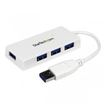 StarTech.com Hub USB A 3.0 Macho - 4x USB A 3.0 Hembra, 5000 Mbit/s, Blanco - Envío Gratis