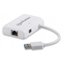 Manhattan UltraLynk Puerto Gigabit Ethernet con Hub de 3 Puertos USB 3.0 - Envío Gratis