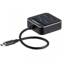 StarTech.com Hub USB-C de 4 Puertos, 10.000 Mbit/s, Negro - Envío Gratis