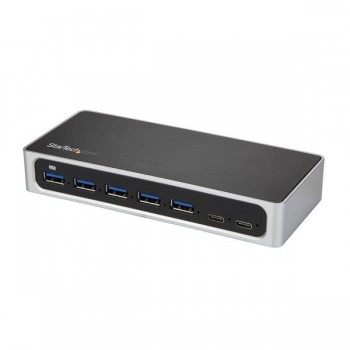 StarTech.com Hub USB 3.0 USB C, 5x USB-A, 2x USB C, 5000 Mbit/s, Negro/Plata - Envío Gratis