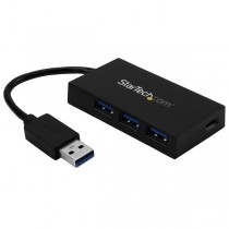 StarTech.com Hub USB C 3.0 Macho - 3x USB-A /1x USB Tipo C Hembra, 5000 Mbit/s, Negro - Envío Gratis