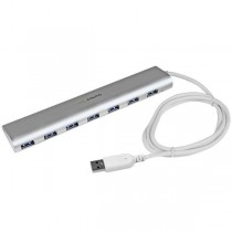 StarTech.com Hub USB 3.0, 7 Puertos USB-A, 5000 Mbit/s, Plata/Blanco - Envío Gratis