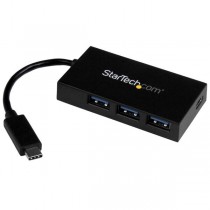 StarTech.com Hub USB C 3.0 Macho - 3x USB A / 1x USB C, 5000 Mbit / s, Negro - Envío Gratis