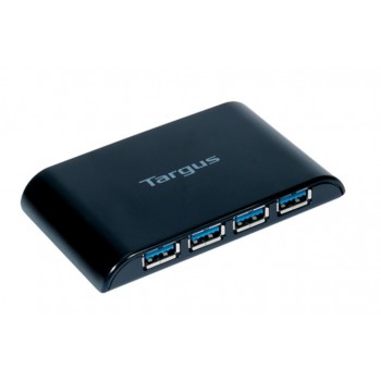 Targus Hub USB A 3.0 de 4 Puertos, Negro - sin Adaptador - Envío Gratis