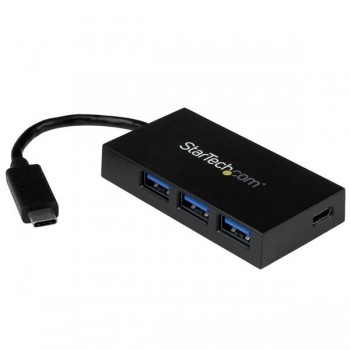 StarTech.com Hub Concentrador USB C 3.0 Macho - 1x USB C/ 3x USB A, Negro - Envío Gratis