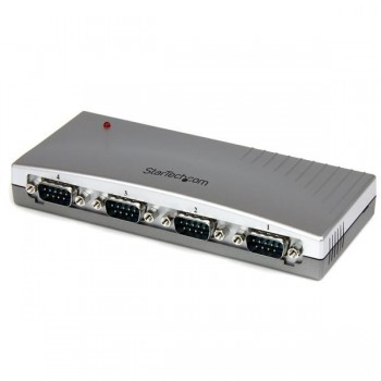 StarTech.com Adaptador Hub USB a RS-232, 4 Puertos, 0.115 Mbit/s - Envío Gratis