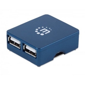 Manhattan Micro Hub USB 2.0 de 4 Puertos, 480 Mbit/s - Envío Gratis