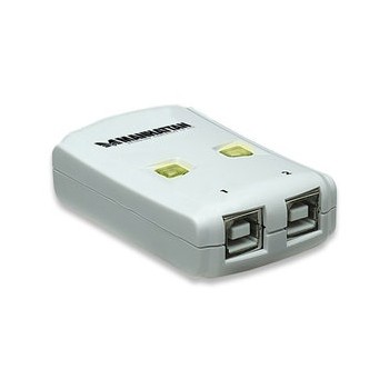 Manhattan Hi-Speed Switch USB 2.0 162005, 2 Puertos - Envío Gratis