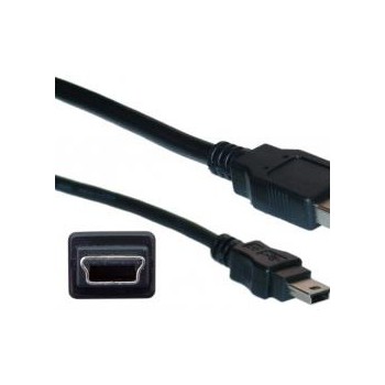 Cisco Cable USB A Macho - mini USB B Macho, 2 Metros, Negro - Envío Gratis