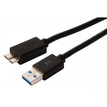 Perfect Choice Cable USB 3.0, USB A - micro USB B, Negro - Envío Gratis
