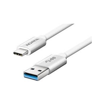 Adata Cable USB C Macho - USB A Macho, 1 Metro, Blanco - Envío Gratis