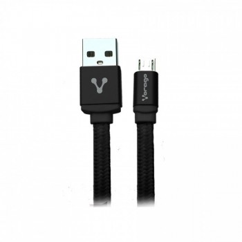 Vorago Cable USB 2.0 A Macho - micro USB B Macho, 1 Metro, Negro - Envío Gratis