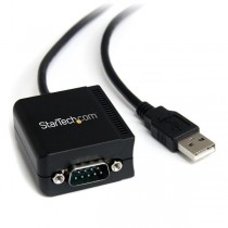 StarTech.com Cable USB 2.0 A Macho - Serial DB9 Macho, 1.8m, Negro - Envío Gratis