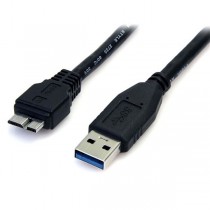 StarTech.com Cable USB 3.0 Super Speed, USB A Macho - micro USB B Macho, 50cm, Negro - Envío Gratis