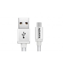 Adata Cable Android USB 2.0 A Macho - Micro-USB 2.0 B Macho, 1 Metro, Plata - Envío Gratis