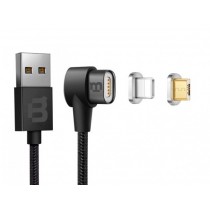 Blackpcs Cable CABLMLPML-2 USB A Macho - Lightning/Micro-USB Macho Magnetico, 1 Metro, Negro - Envío Gratis