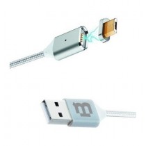 Blackpcs Cable USB A Macho - Micro-USB B Macho, 1 Metro, Plata - Envío Gratis