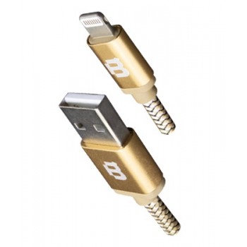 Blackpcs Cable CAGLT2M-3 USB Macho - Lightning Macho, 2 Metros, Dorado - Envío Gratis