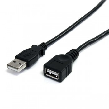 StarTech.com Cable de Extensión USB 2.0 A Macho - USB A Hembra, 3 Metros, Negro - Envío Gratis
