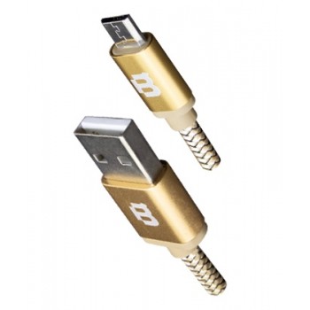 Blackpcs Cable USB A Macho - Micro USB B Macho, 3 Metros, Dorado - Envío Gratis