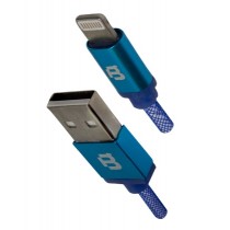 Blackpcs Cable CABLPR-1 Lightning Macho - USB Macho, 1 Metro, Azul - Envío Gratis
