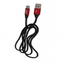 Ghia Cable USB A Macho - USB C Macho, 1 Metro, Rojo - Envío Gratis