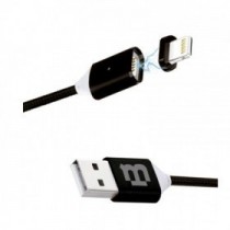 Blackpcs Cable CABLLTM-3 Lightning Macho Magnetico - USB A Macho, 1 Metro, Negro - Envío Gratis