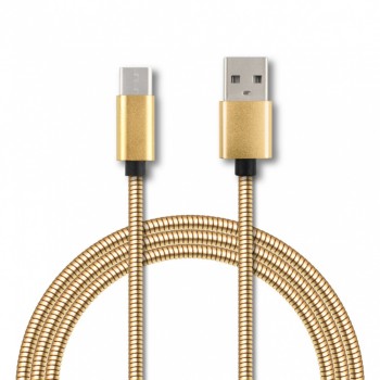 Ghia Cable USB A Macho - USB C Macho, 1 Metro, Oro - Envío Gratis