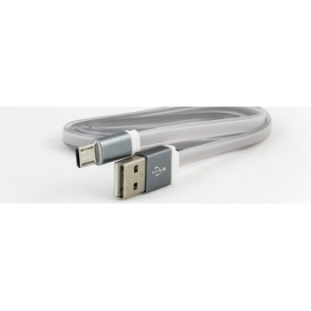 Naceb Cable USB 2.0 A Macho - micro USB A Macho, 1 Metro, Gris - Envío Gratis