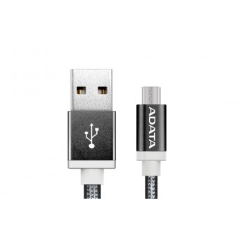 Adata Cable Android USB 2.0 A Macho - Micro-USB 2.0 B Macho, 1 Metro, Negro - Envío Gratis