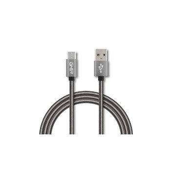 Ghia Cable USB A Macho - USB C Macho 1 Metro, Gris - Envío Gratis