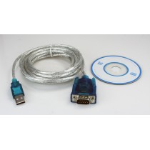 Xtech Cable USB 2.0 - Serial DB9, 3 Metros, Transparente - Envío Gratis