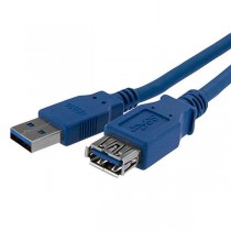 StarTech.com Cable USB A Macho - USB A Hembra, 1 Metro, Azul - Envío Gratis