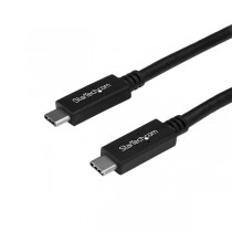 Startech.com Cable USB C Macho - USB C Macho, 1.8 Metros, Negro - Envío Gratis