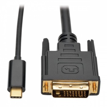 Tripp Lite Cable USB C Macho - DVI-D Macho, 91cm, Compatible con Thunderbolt 3, Negro - Envío Gratis