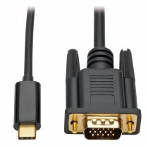 Tripp Lite Cable USB C Macho - VGA Macho, 91cm, Compatible con Thunderbolt 3, Negro - Envío Gratis