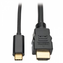 Tripp Lite Cable USB C Macho - HDMI 4K Macho, 1.8 Metros, Compatible con Thunderbolt 3, Negro - Envío Gratis
