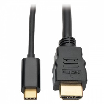 Tripp Lite Cable USB C Macho - HDMI 4K Macho, 1.8 Metros, Compatible con Thunderbolt 3, Negro - Envío Gratis