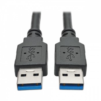 Tripp Lite Cable USB A Macho - USB A Macho, 1.8 Metros, Negro - Envío Gratis
