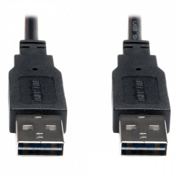 Tripp Lite Cable USB A Macho - USB A Macho, 91cm, Negro - Envío Gratis