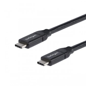 StarTech.com Cable USB-C Macho - USB-C Macho, 50cm, Negro - Envío Gratis