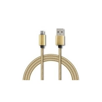 Ghia Cable USB A Macho - Micro-USB B Macho, 1 Metro, Dorado - Envío Gratis