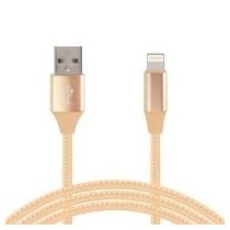 Ghia Cable USB A Macho - Lightning Macho, 1 Metro, Dorado - Envío Gratis