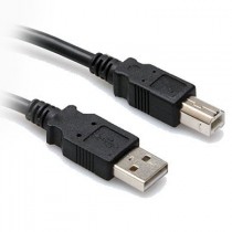 BRobotix Cable USB A Macho - USB B Macho, 1.8 Metros, Negro - Envío Gratis