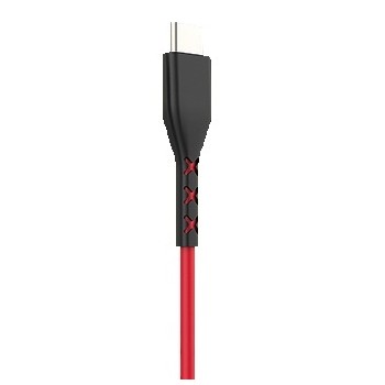 Naceb Cable USB A Macho - USB C Macho, 1 Metro, Rojo - Envío Gratis