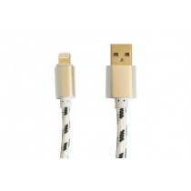 Ovaltech Cable Lightning Macho - USB Macho, 2 Metros, Blanco - Envío Gratis