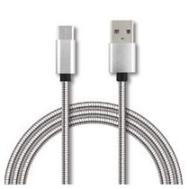 Ghia Cable USB Macho - USB C Macho, 1 Metro, Plata - Envío Gratis