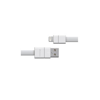 Verbatim Cable USB A Macho - Lightning Macho, 18cm, Blanco - Envío Gratis